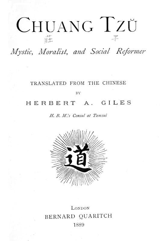 Cover of Chuang Tzu