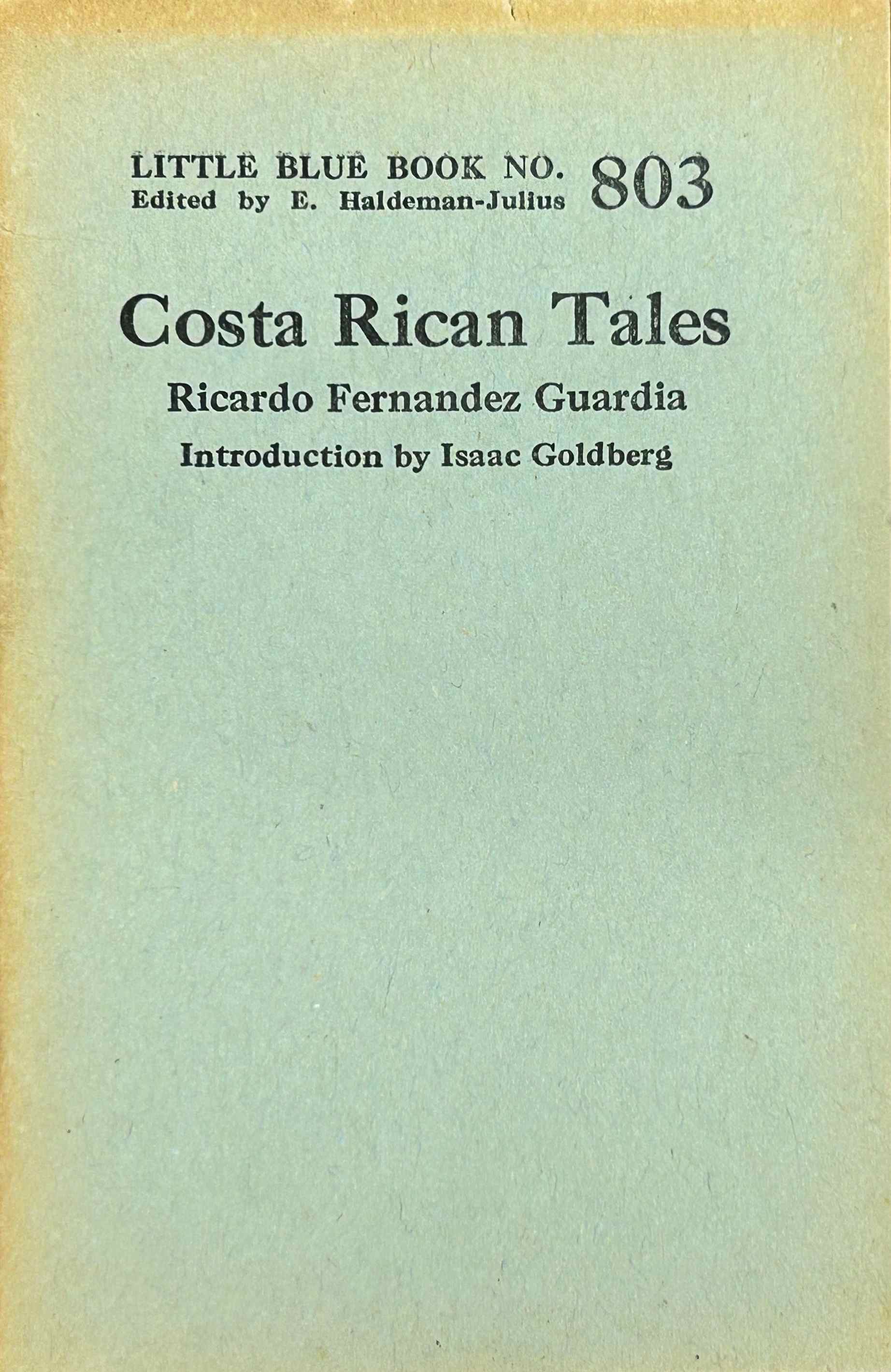 Cover of Costa Rican Tales